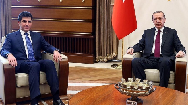 نێچیرڤان بارزانی و ئەردۆغان کۆبوونەوە